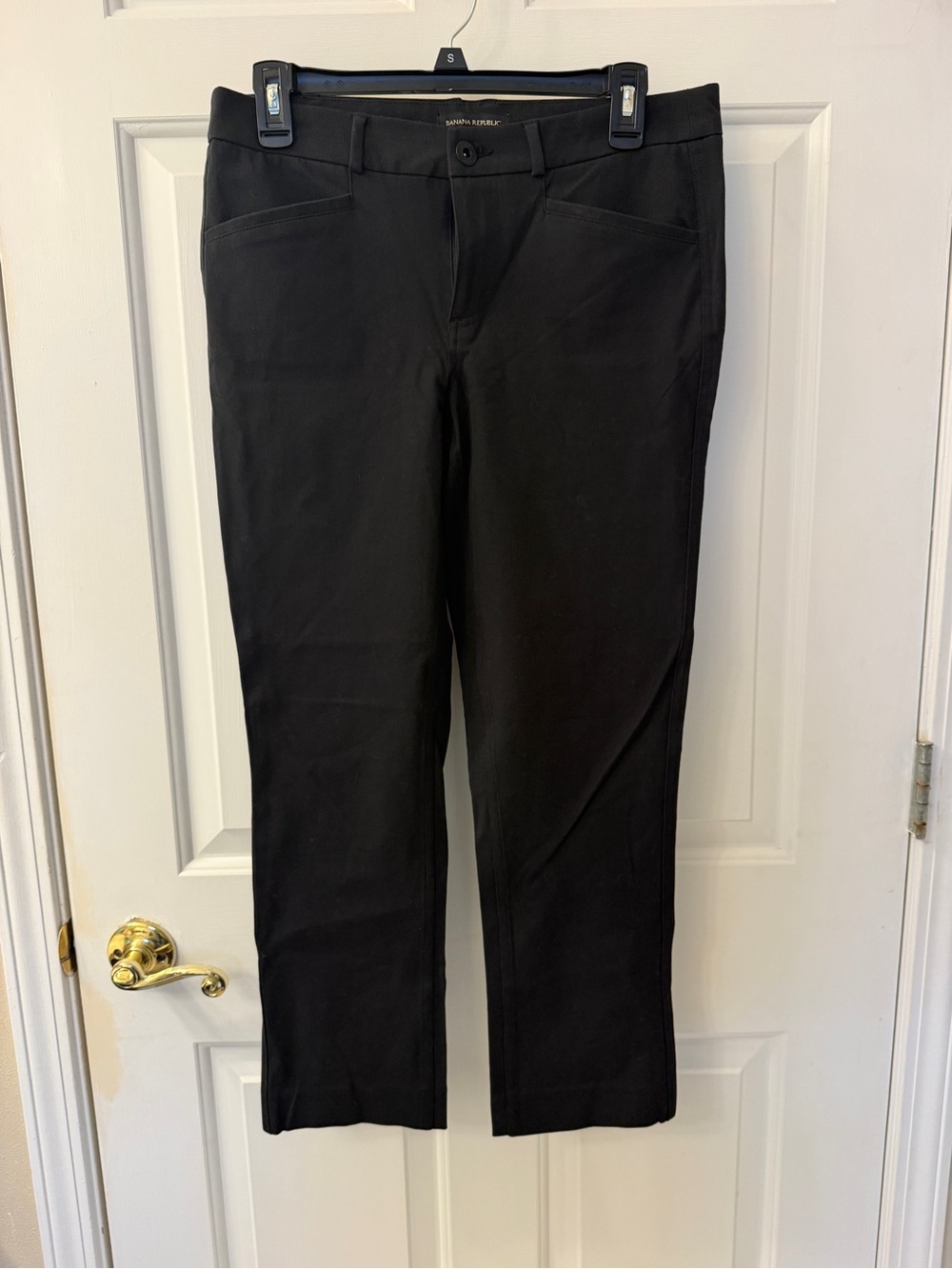 🩷 Banana Republic Black Ankle-Cropped Women's pants. Size 4 🩷